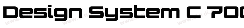 Design System C 700R字体转换